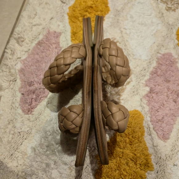 DV Dolce Vita Jocee Double Band Strap Braided Sandal 8 Lightweight Travel Beach - Picture 7 of 15